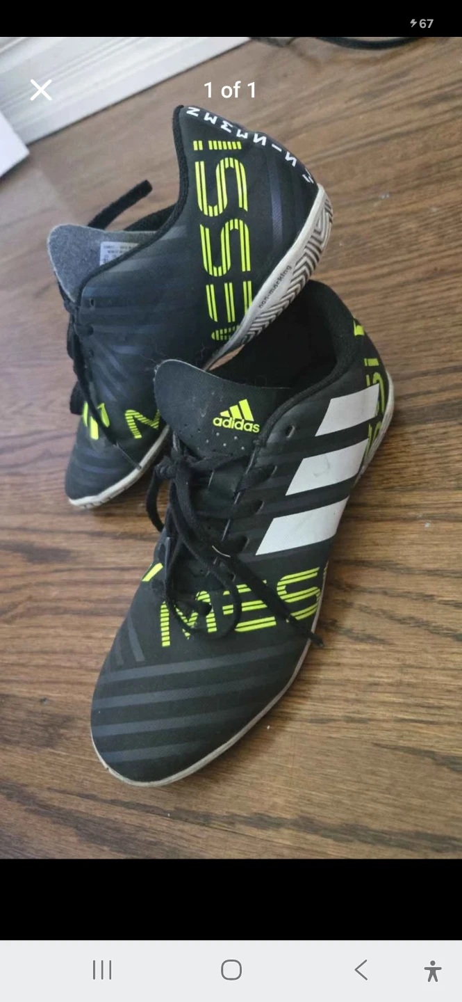 Kids Adidas Messi Indoor Soccer Shoes