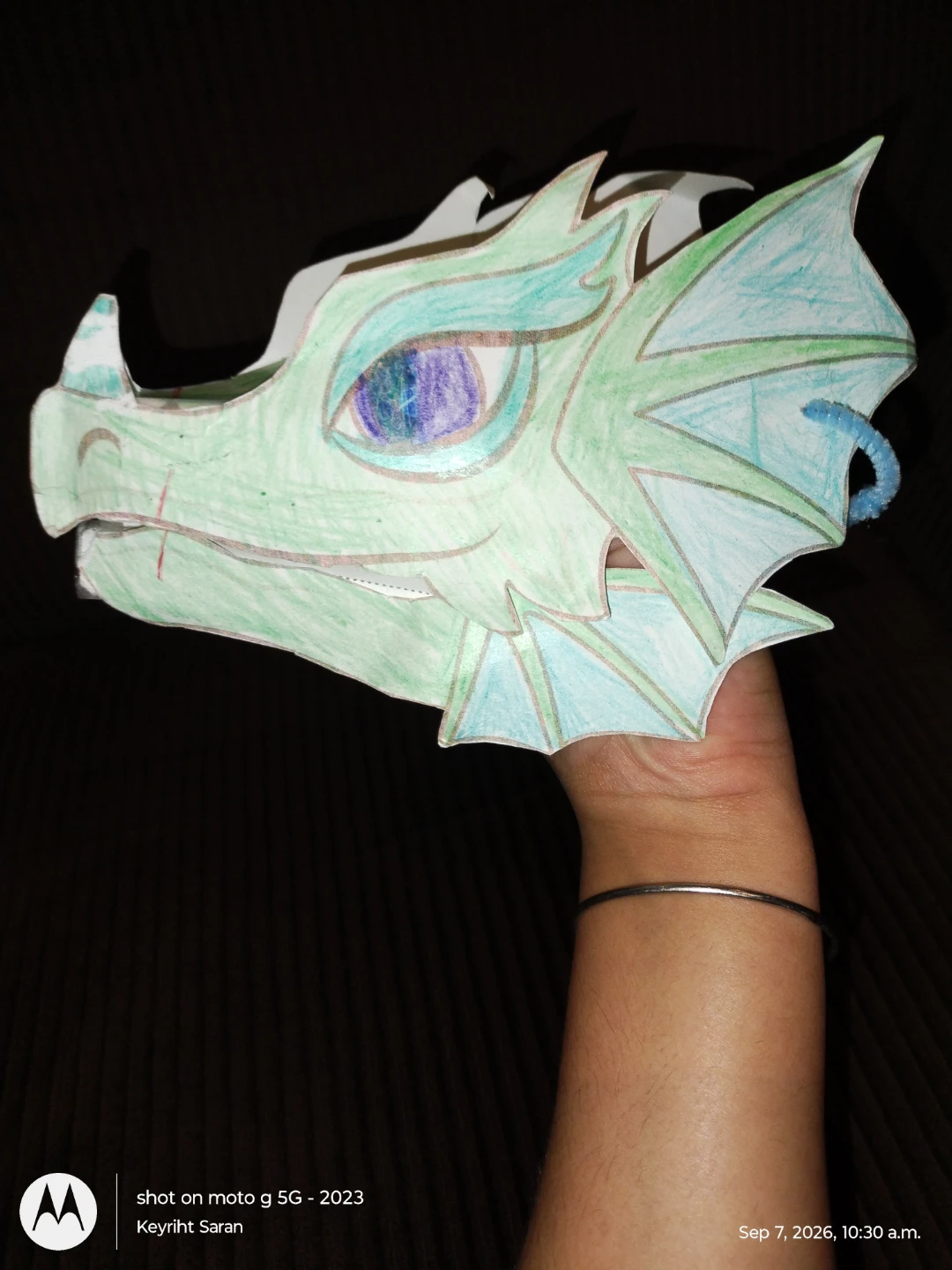 Handmade Dragon puppets - photo 2