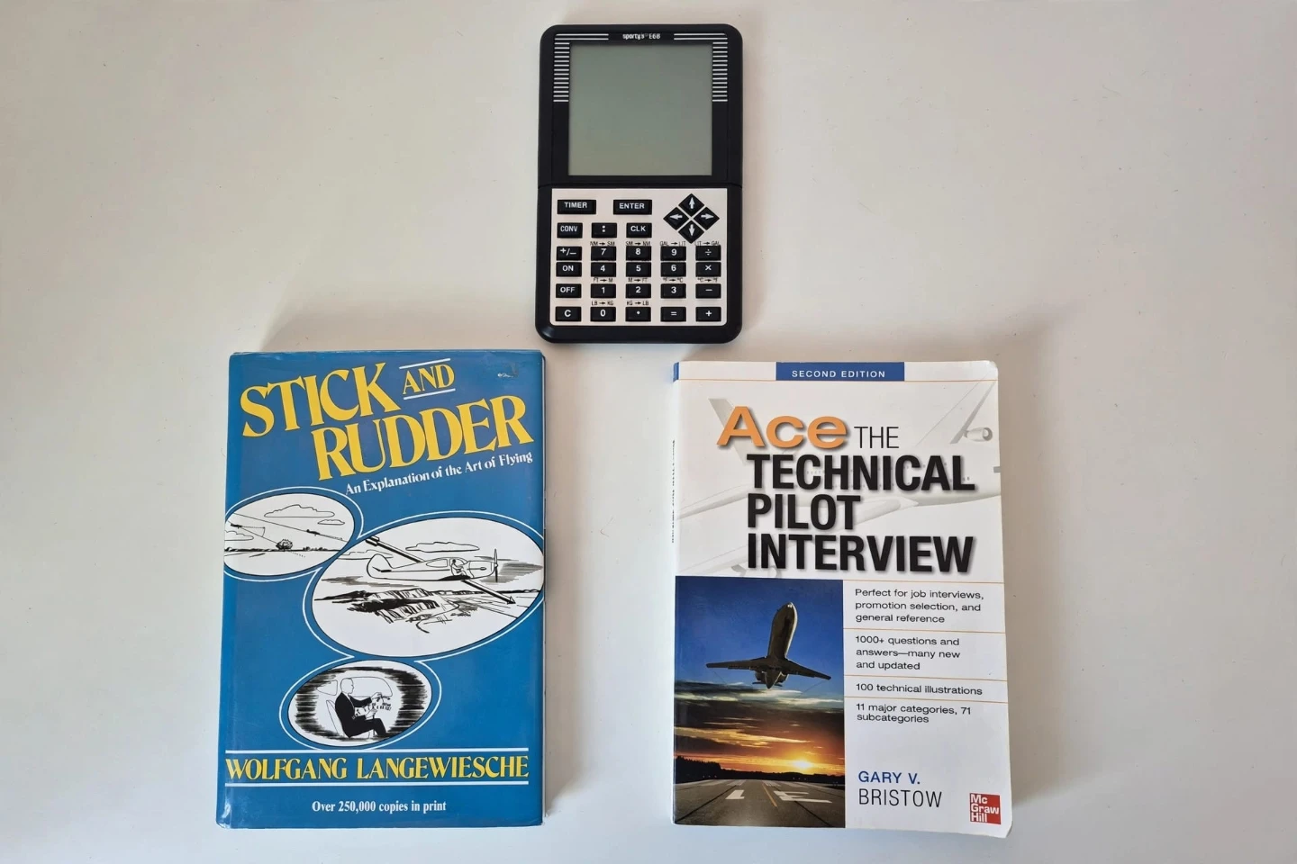 Aviation Study Kit: Books and Flight Computer