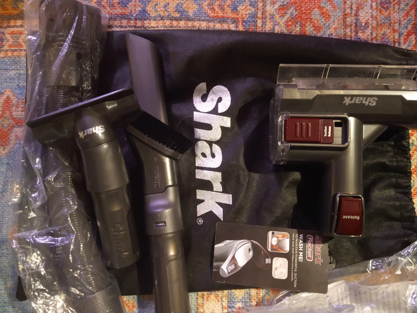 Shark Rocket Vacuum Accessories and Storage Bag