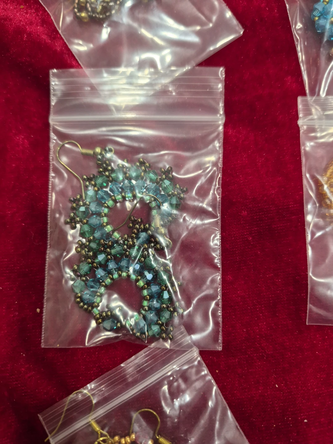 Assorted Handmade Beaded Dangle Earrings - photo 4