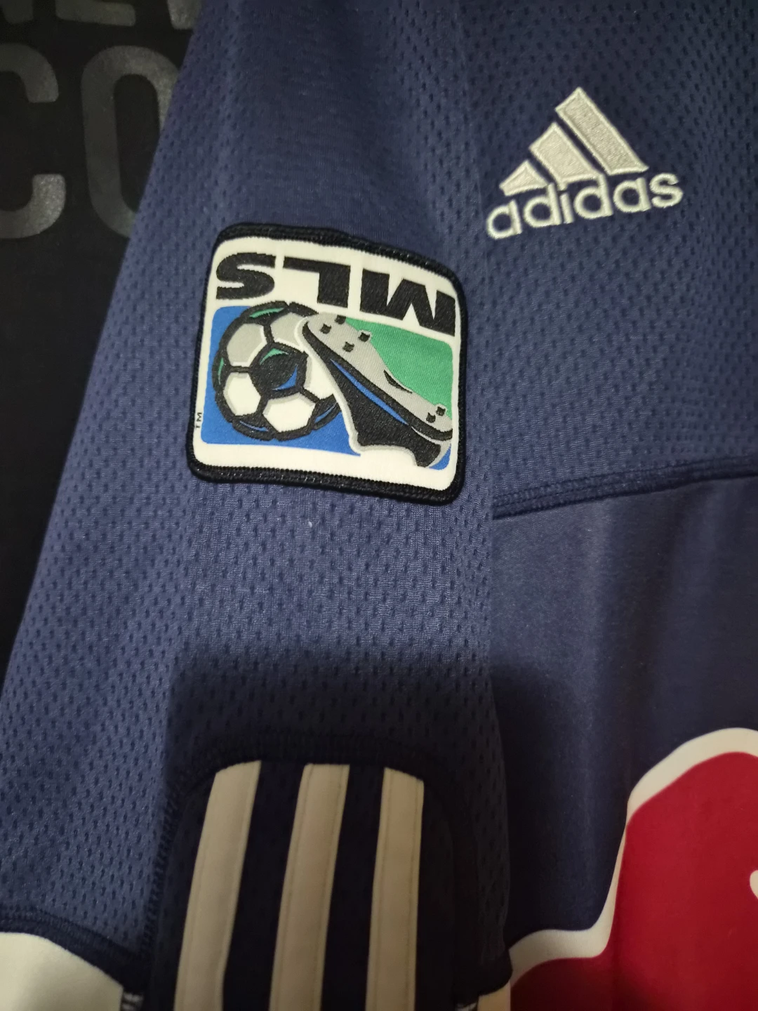 Adidas New York Red Bulls MLS Soccer Jersey - photo 3