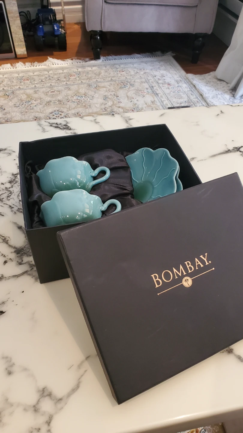 Bombay Company Floral Tea Cup Set