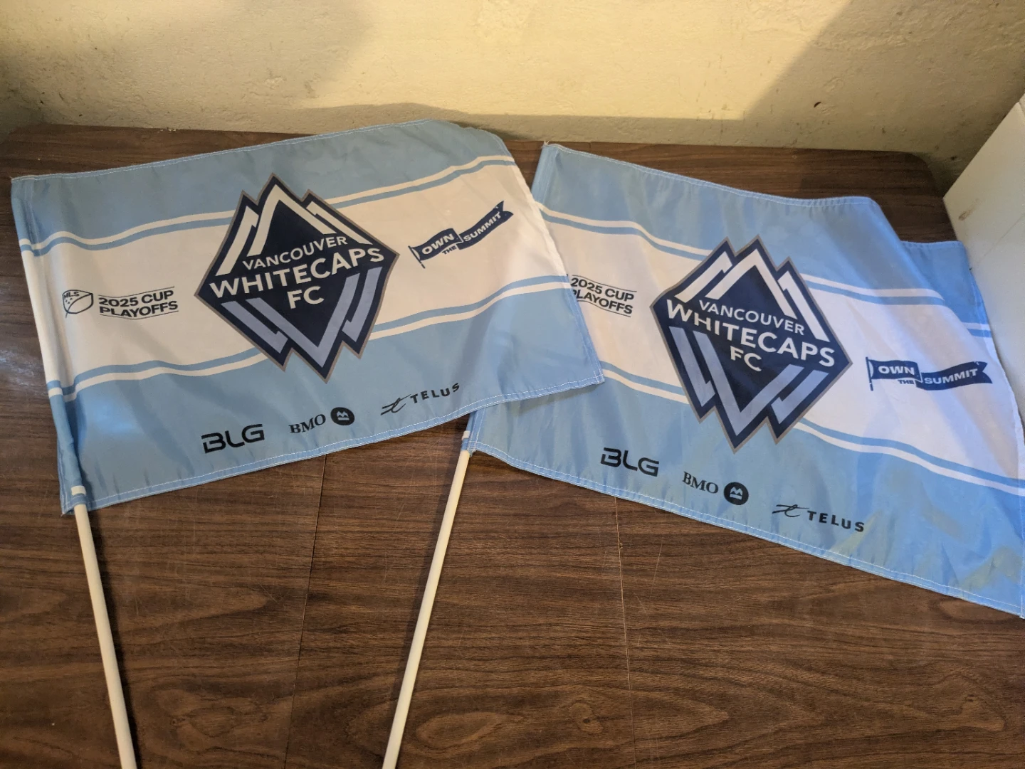 Vancouver Whitecaps FC 2025 Playoff Flags