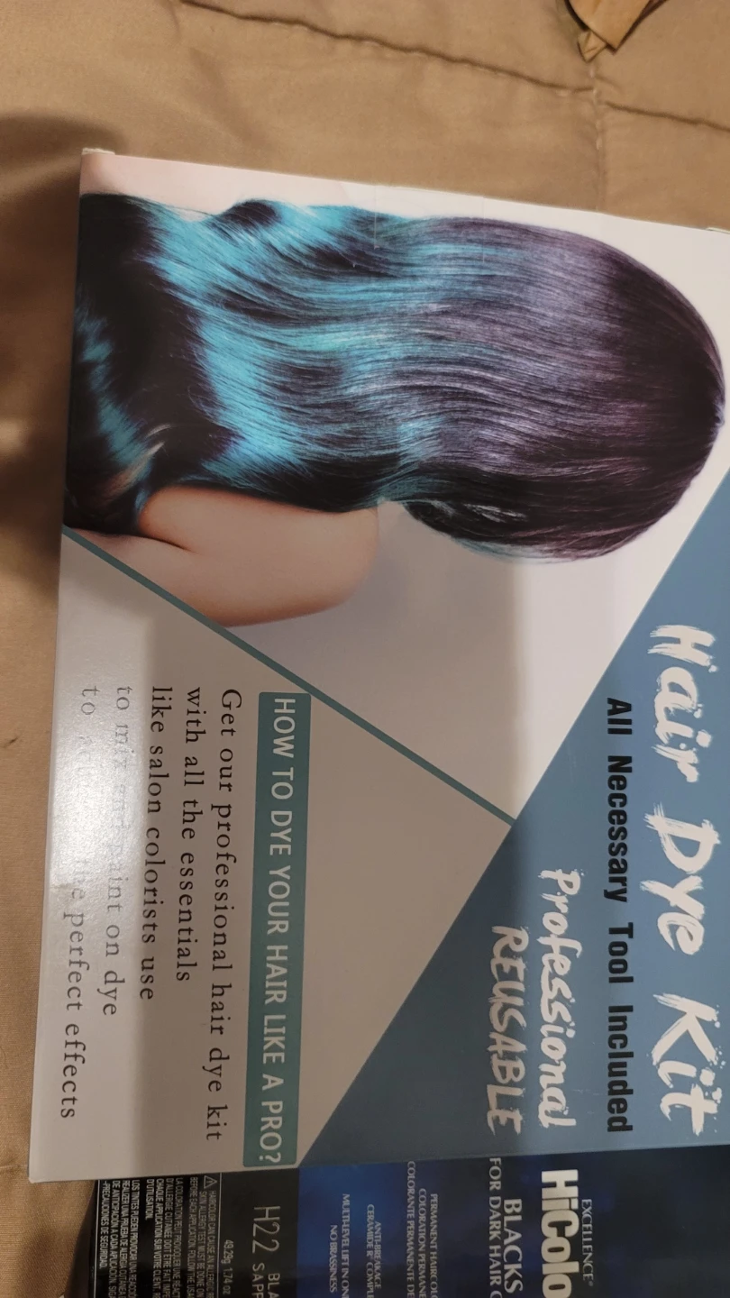 L'Oreal Excellence HiColor Hair Dye Kit - Black Sapphire - photo 3