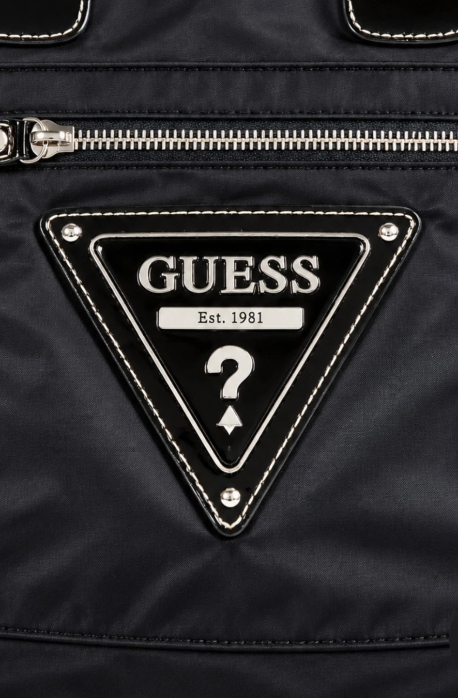 GUESS black nylon tote bag - photo 2