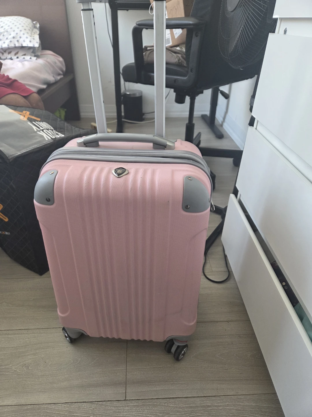 Pink Hardshell Carry-on Luggage