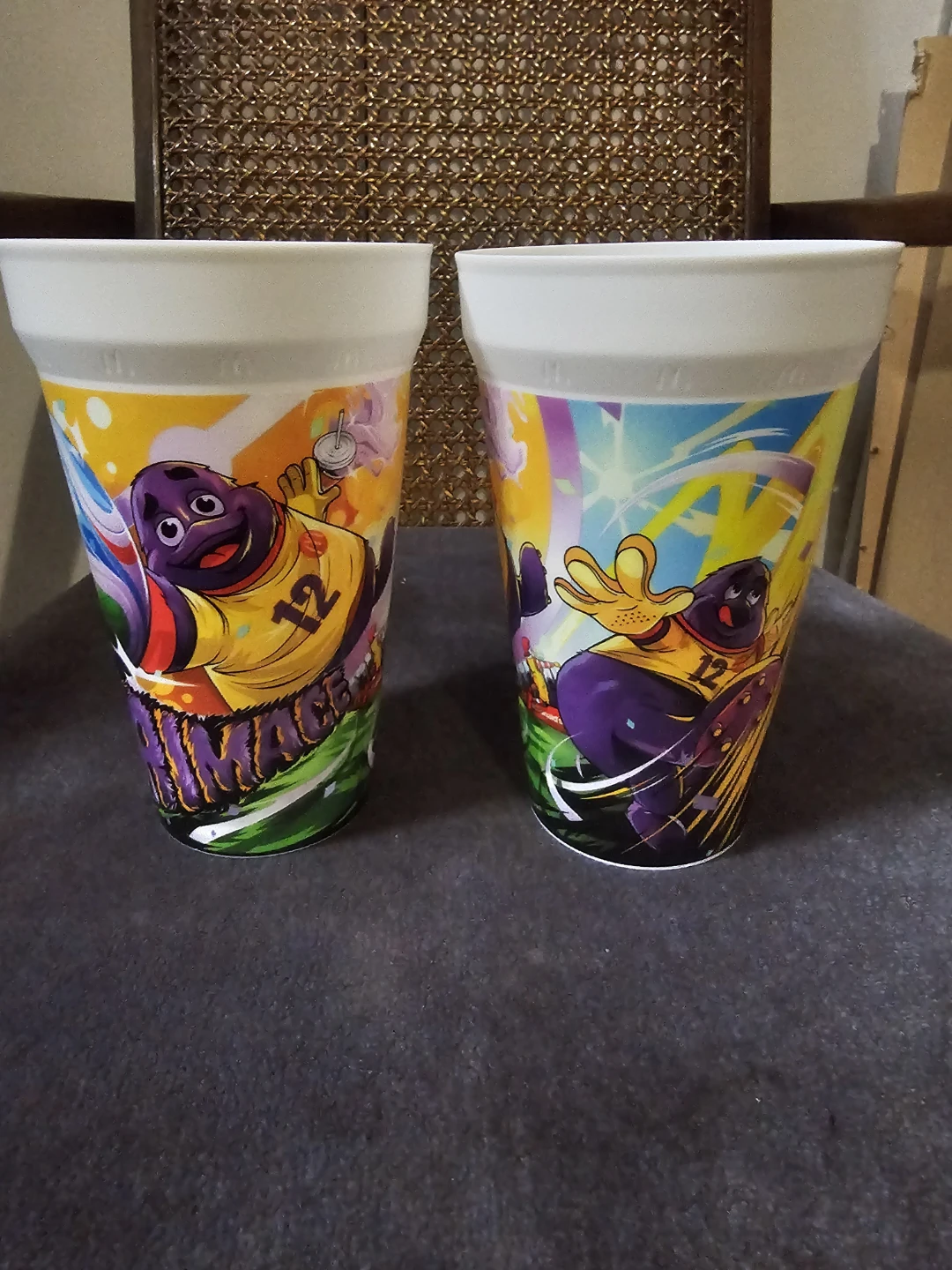 Two McDonald's FIFA World Cup 2026 Grimace Cups