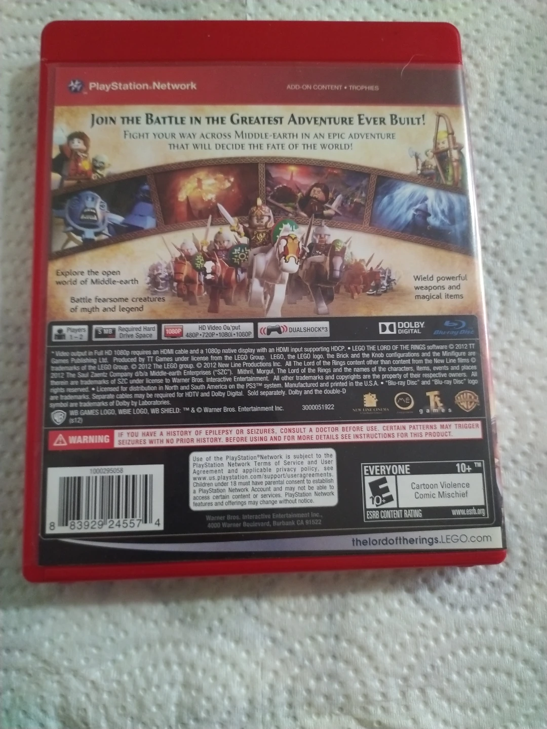 LEGO The Lord of the Rings for PS3 - photo 2