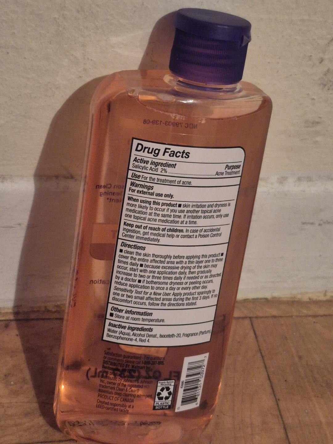 BNIB)Equate Beauty Astringent Deep Cleaning - photo 2