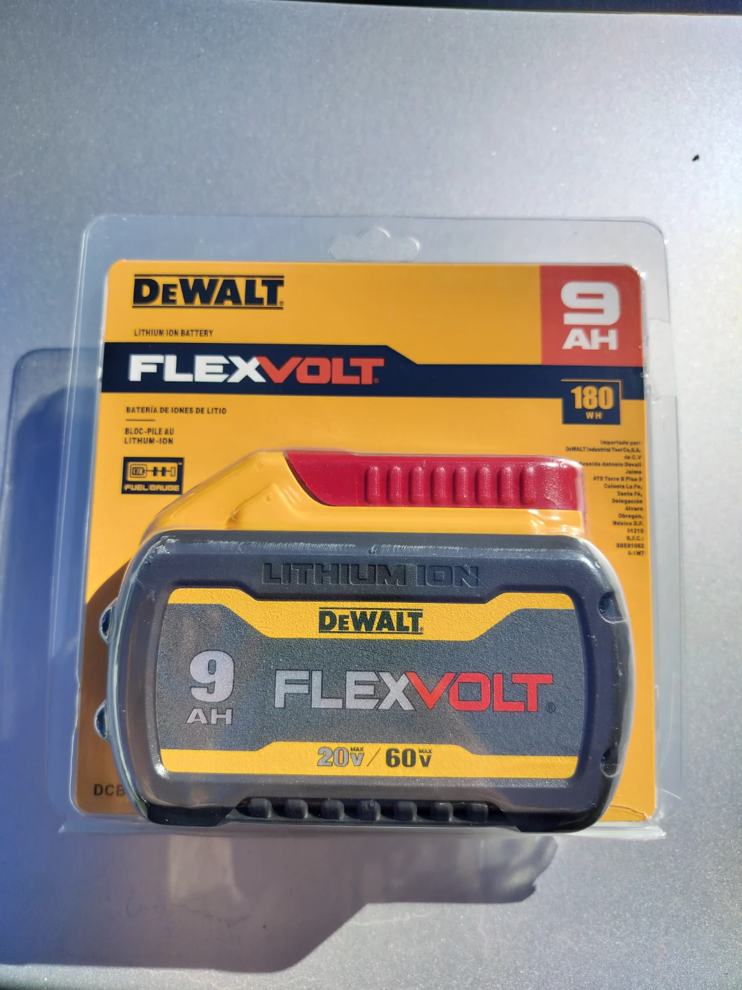 DeWalt FlexVolt 9Ah Battery