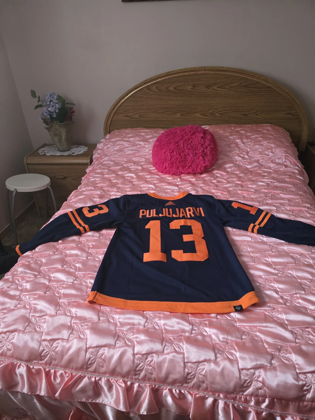 Adidas Edmonton Oilers Puljujarvi Jersey - photo 2