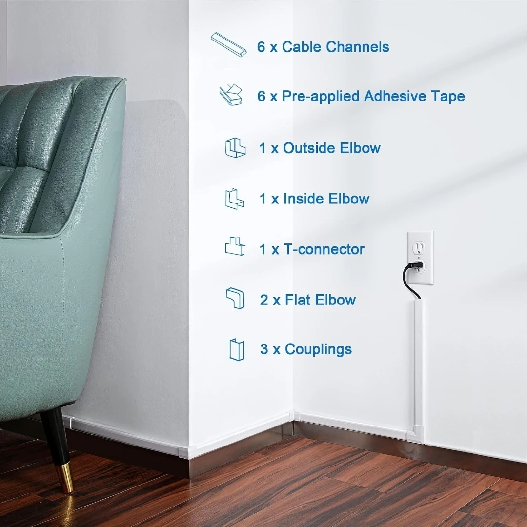 Cord Cover Wall Kit - photo 5