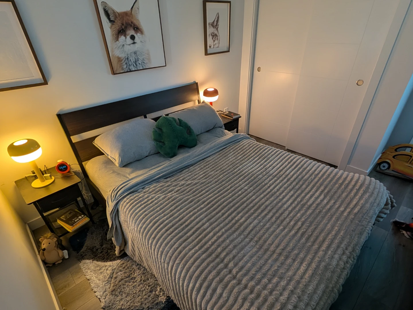 IKEA Bed Frame Queen & Night Tables - photo 2