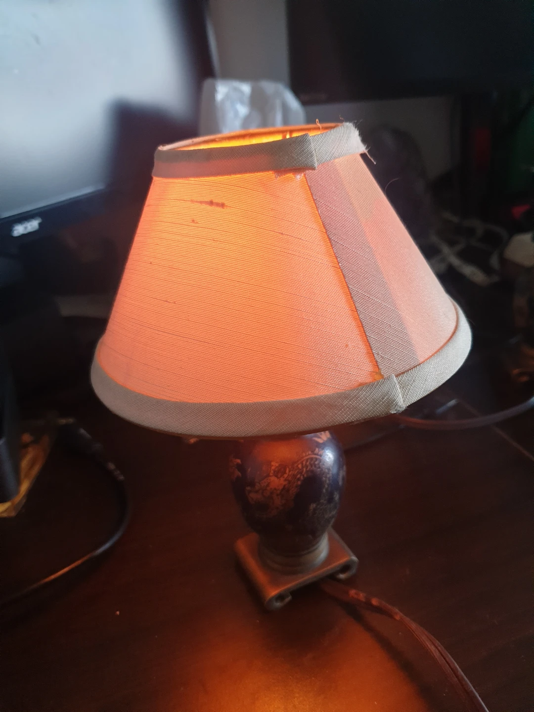 Vintage Chinese Porcelain Dragon Lamps x2 - photo 3