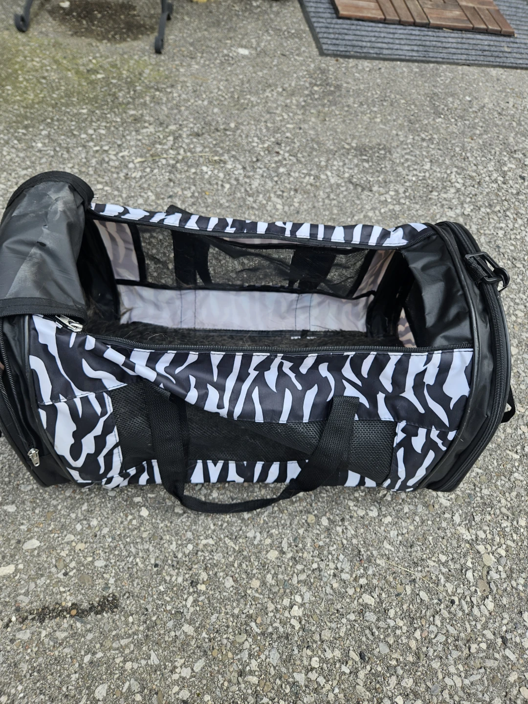 Zebra Print Pet Carrier - photo 2