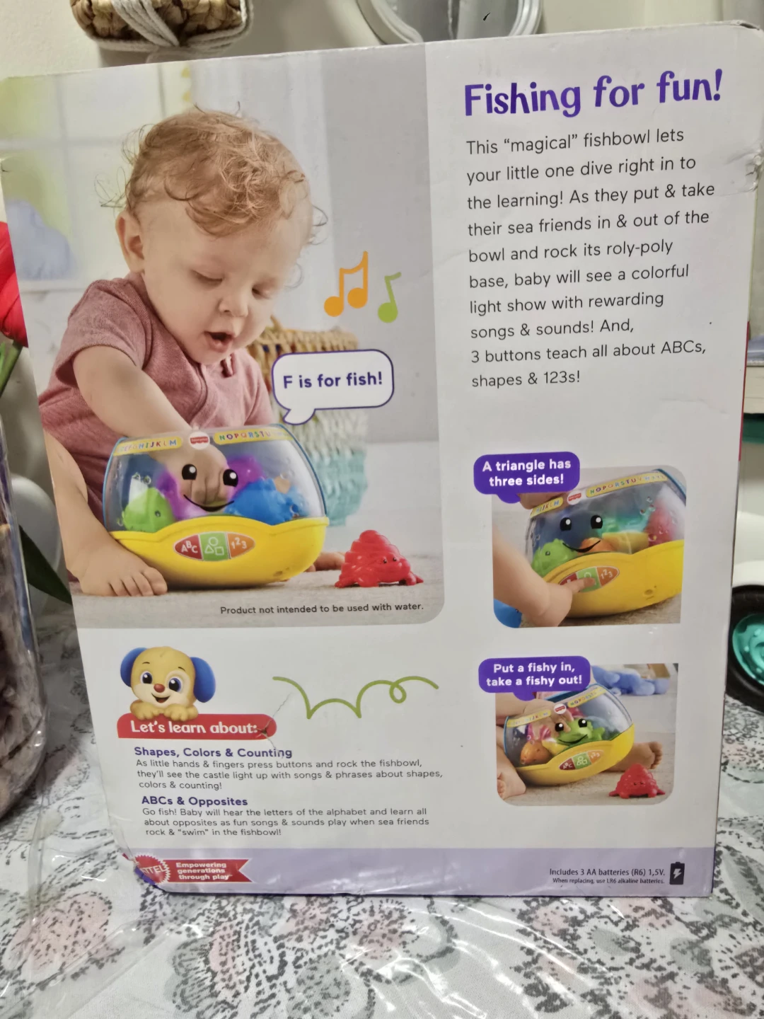🏈 Fisher-Price Laugh & Learn Magical Lights Fishbowl - photo 3