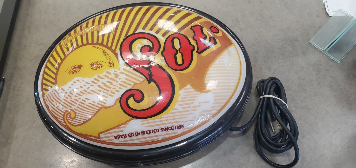 Sol Beer Electric Wall Sign