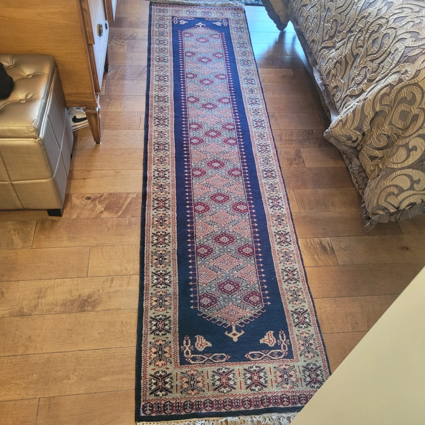 GORGEOUS FINLY HAND KNOTTED RUNNER - photo 2