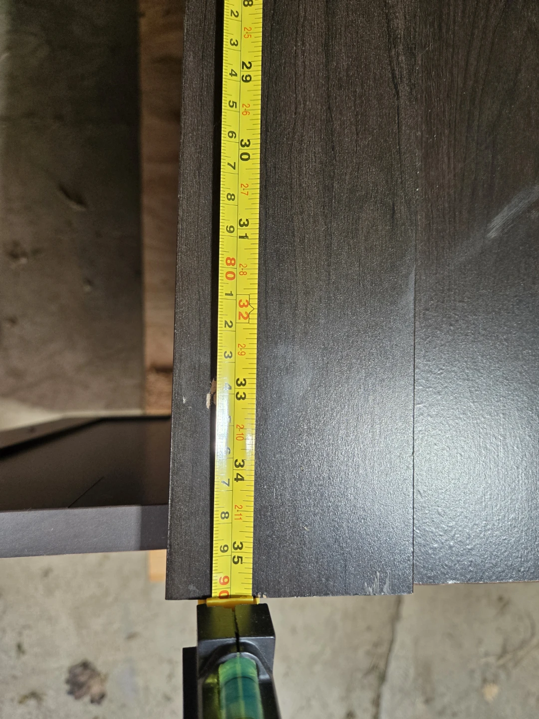 Dark Brown Corner TV Stand - photo 5