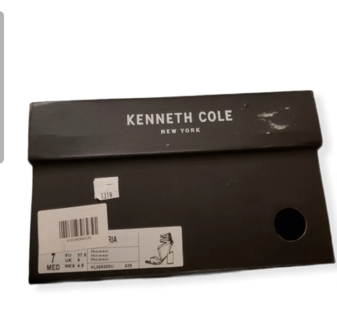 Red Kenneth Cole Strappy Shoes - photo 2