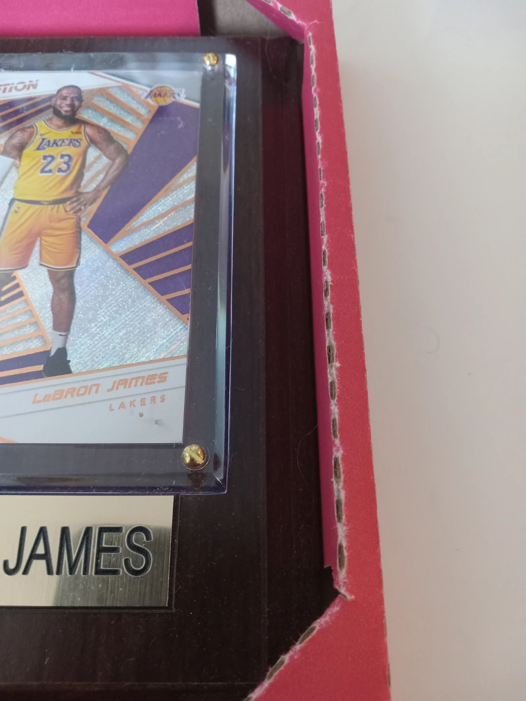 LeBron James Panini Revolution Trading Card Display - photo 5