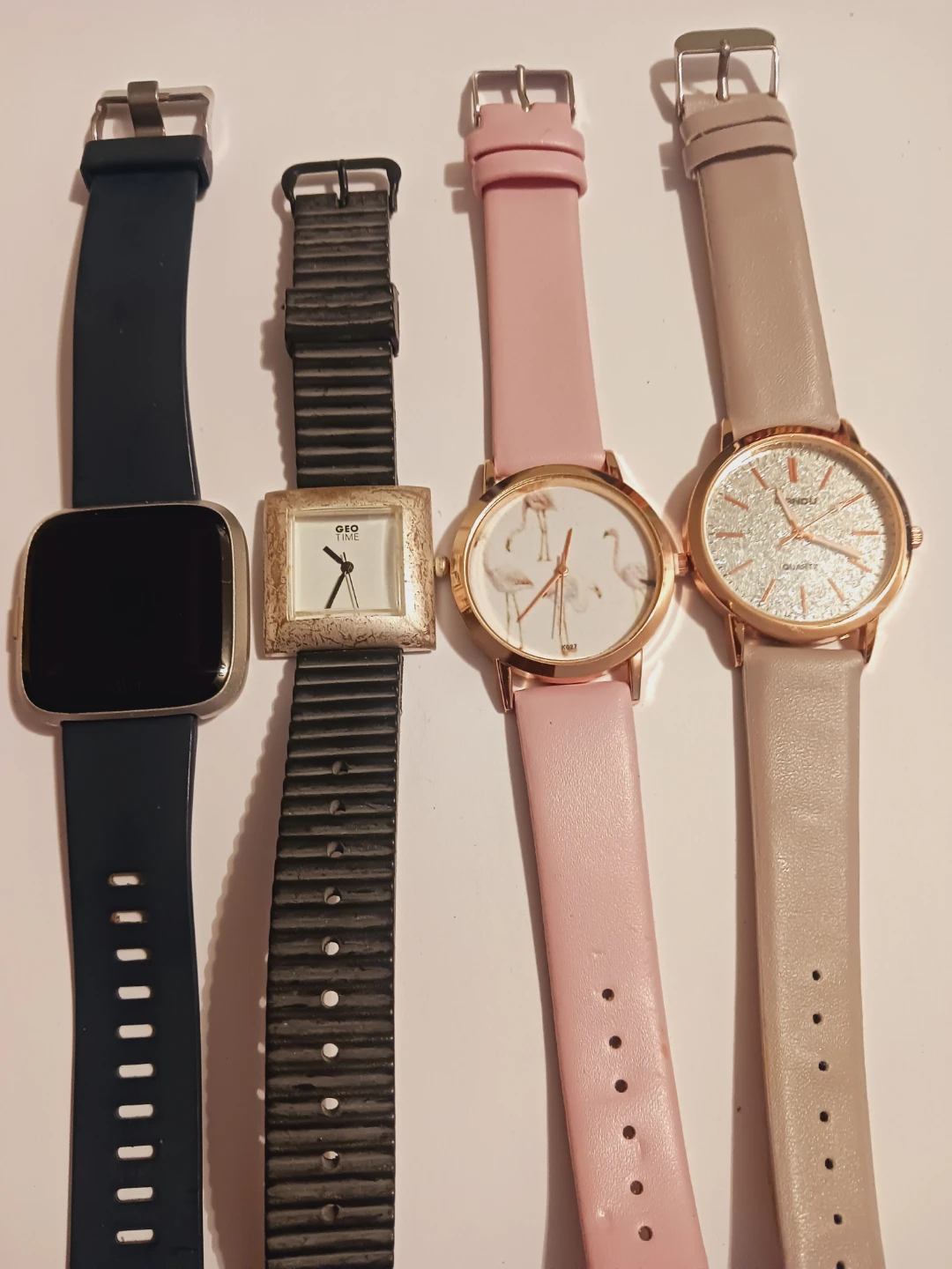 GIVE ME YOUR OFFER! Lot of 4 Assorted Wristwatches. As is.