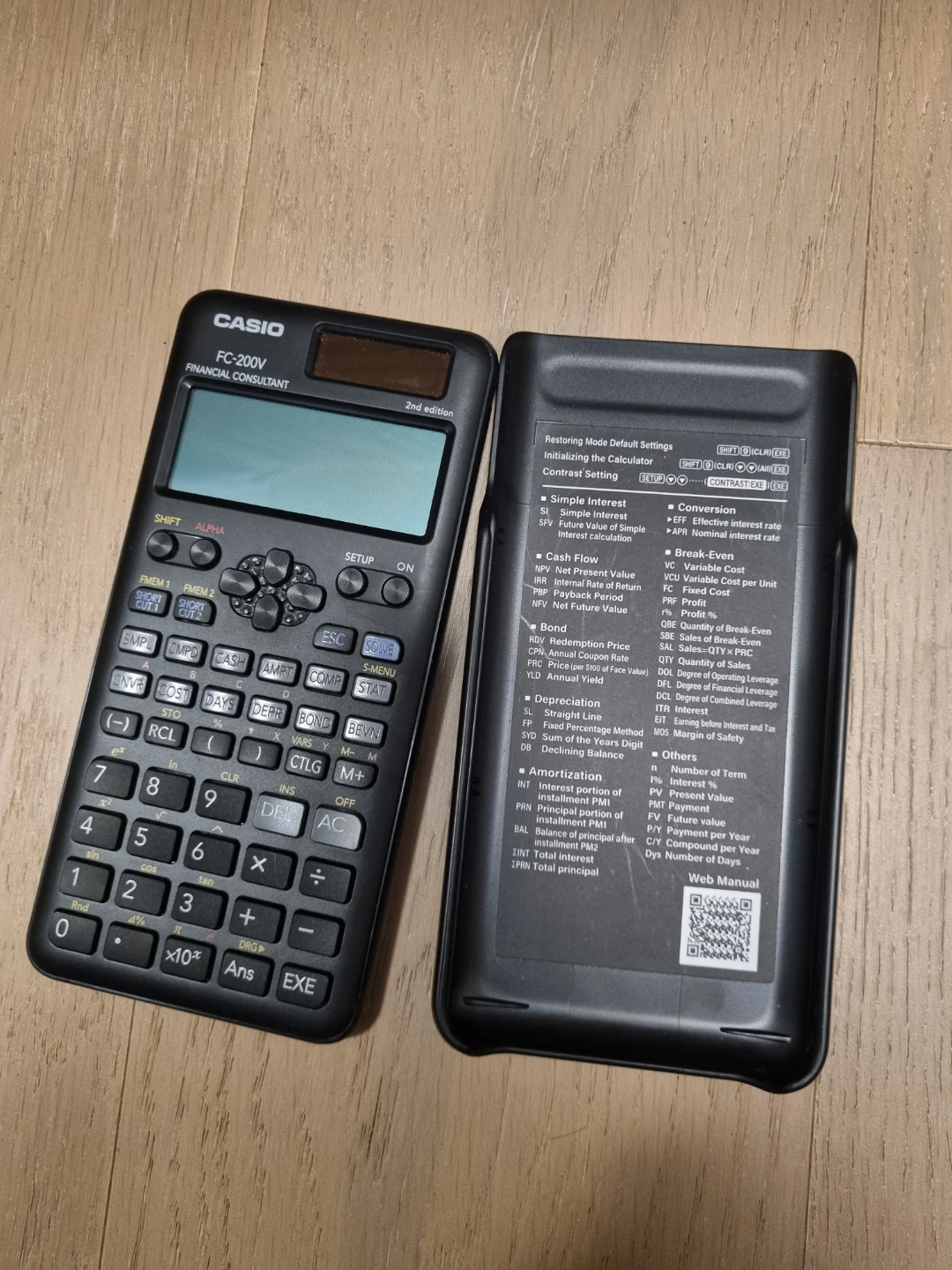 Casio FC-200V Financial Calculator