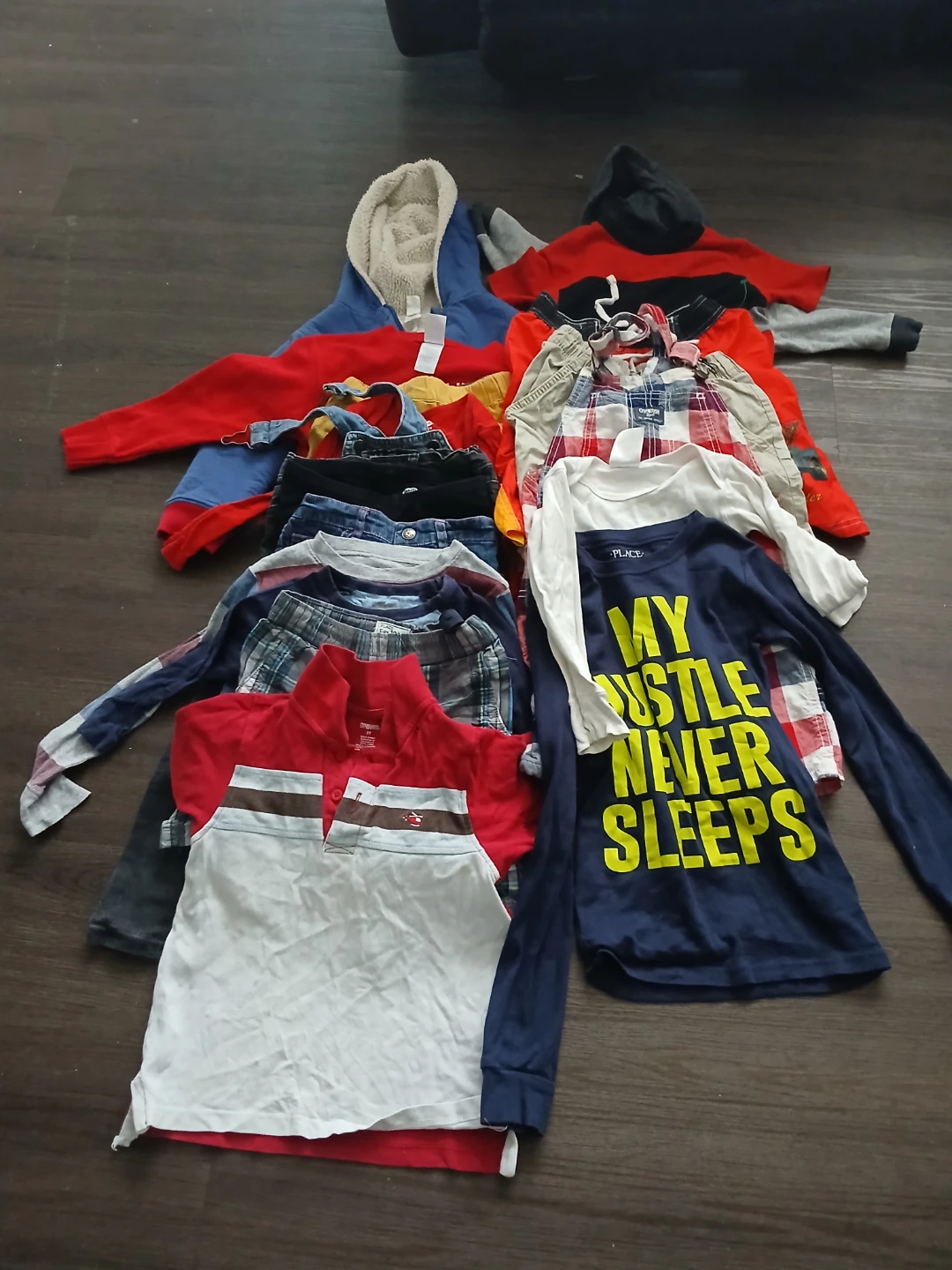 Bundle of Boys' Tops and Pants. 20 pieces for $30