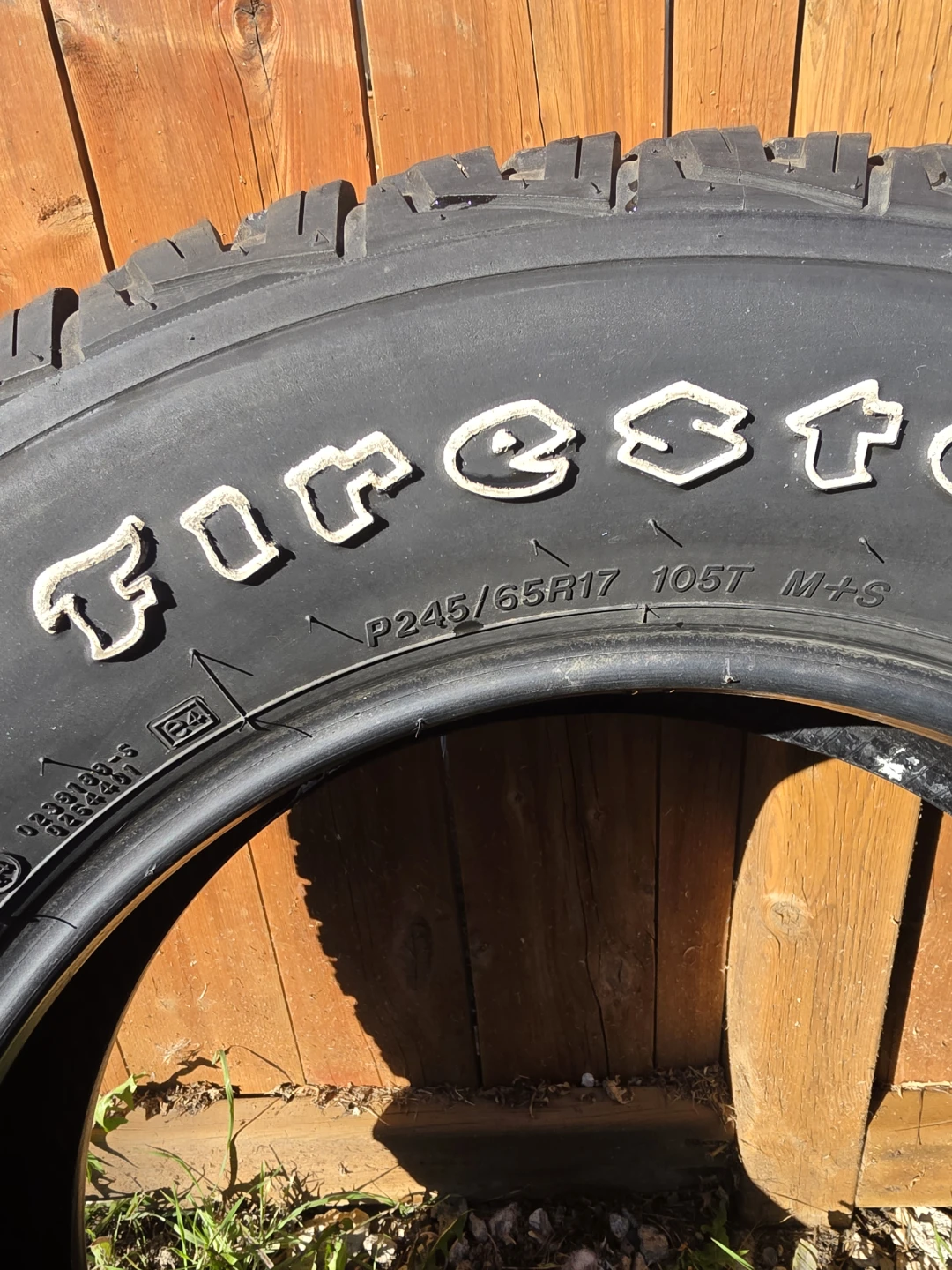 Firestone Destination AT2 245/65R17 105T M+S Used Tires Set of 4 - photo 5