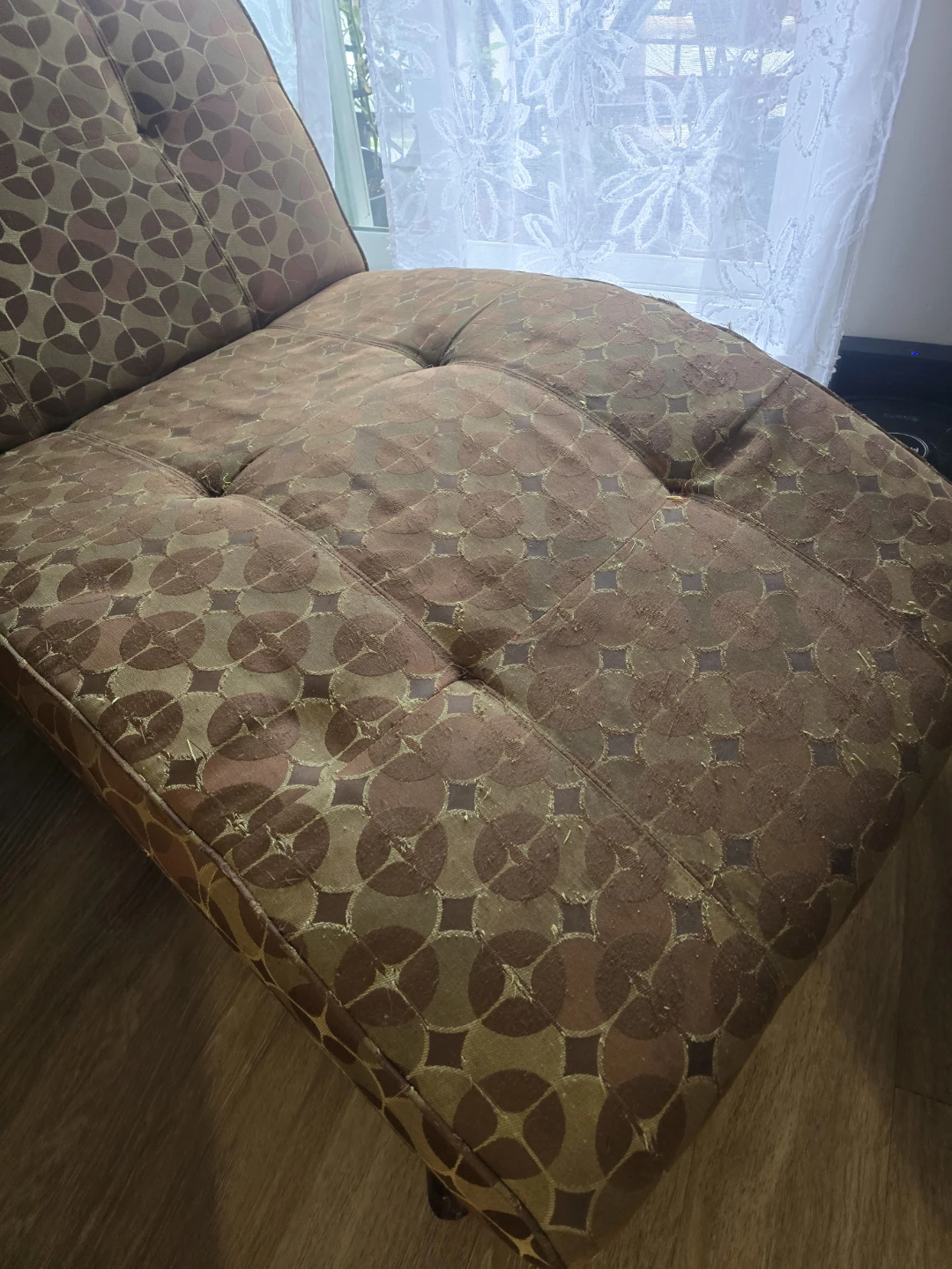 EQ3 Patterned Chaise Lounge