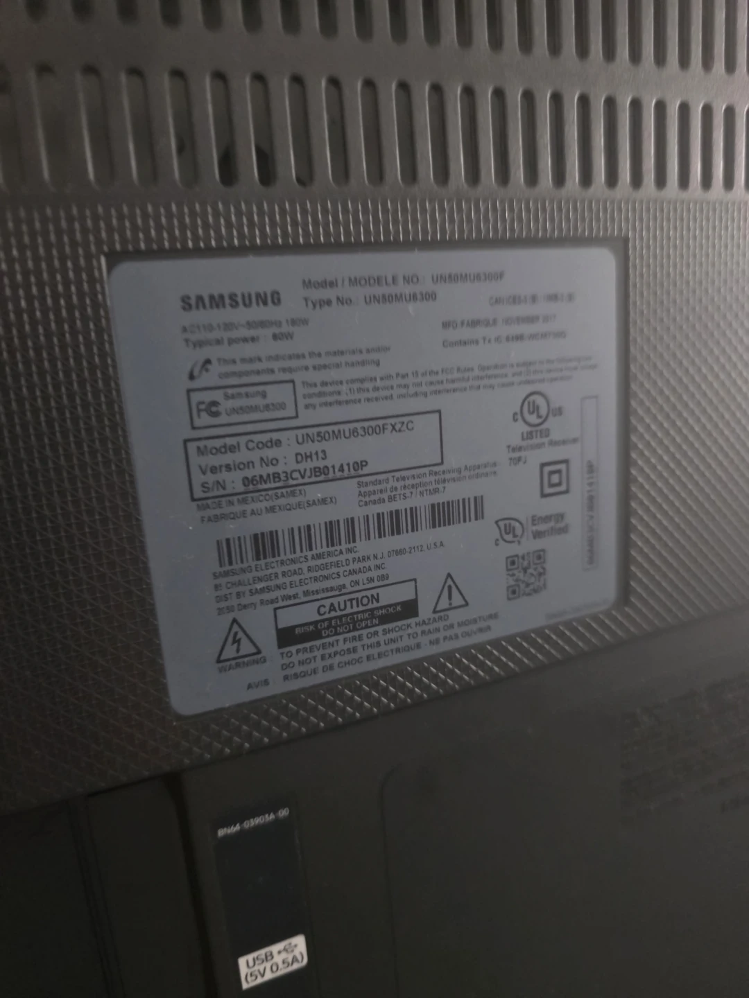 Samsung 50" Smart TV (UN50MU6300F) - photo 4