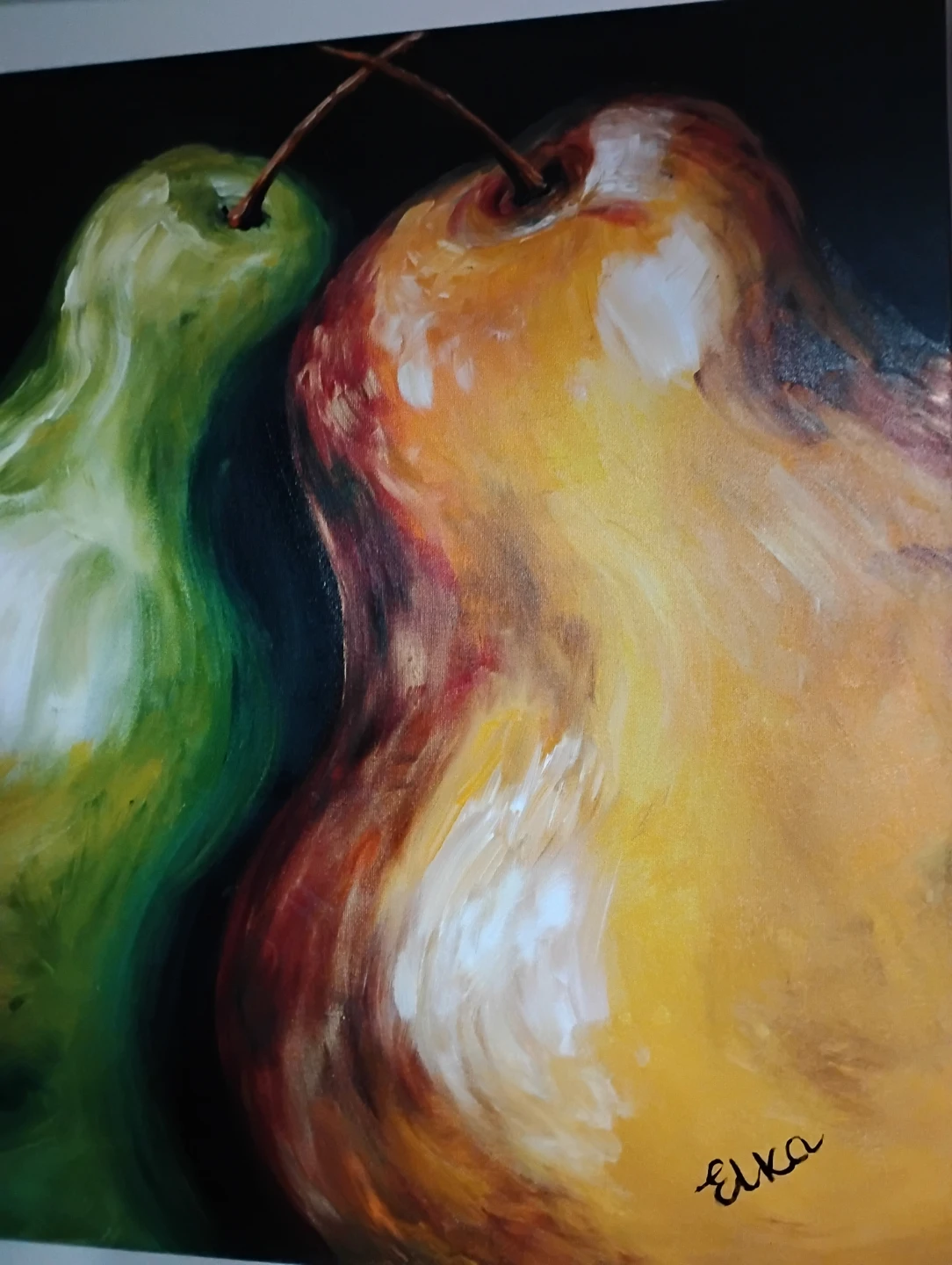 Elka Pear Still Life Painting