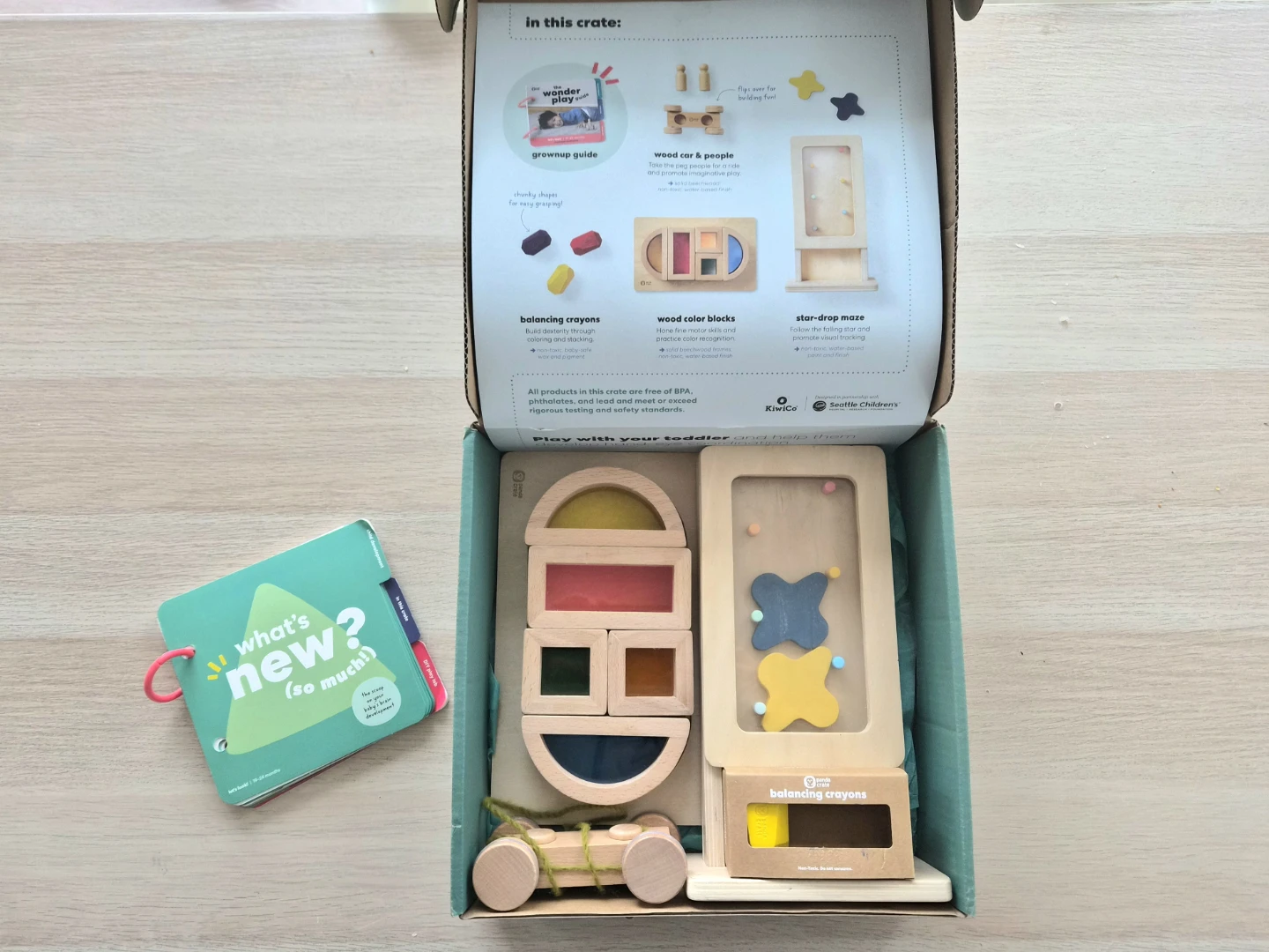 Panda Crate - "Wonder Play" Toddler Wooden Toy Set