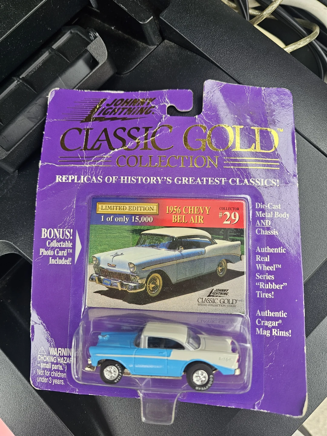 Johnny Lightning 1956 Chevy Bel Air Classic Gold