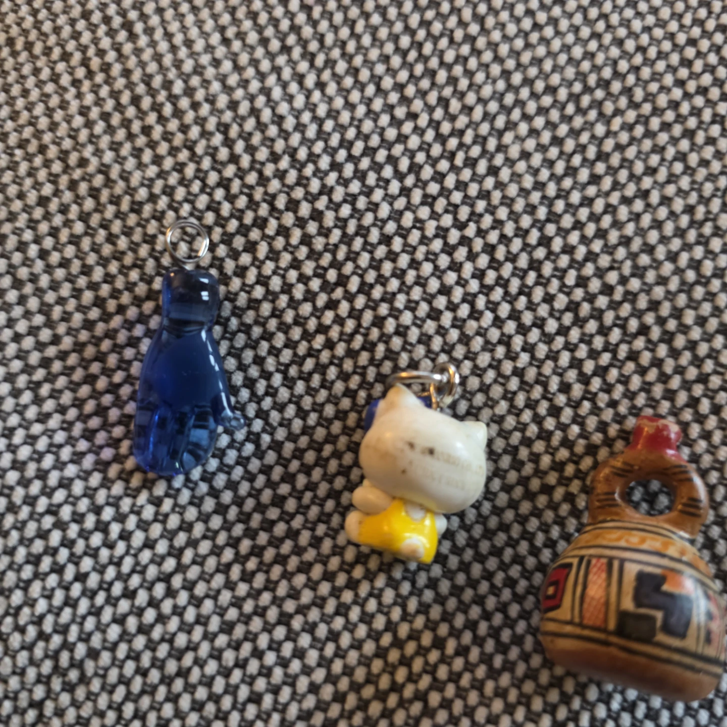 Set of 3 Charms: Hello Kitty, Blue Evil Eye, and  Jug - photo 4