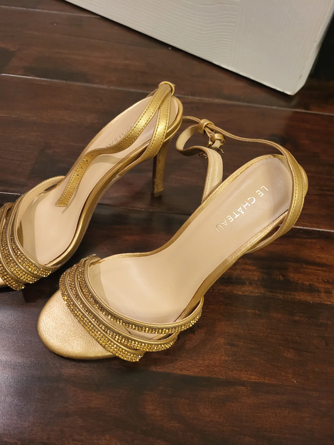 Le Château Gold Crystal Heels - photo 3