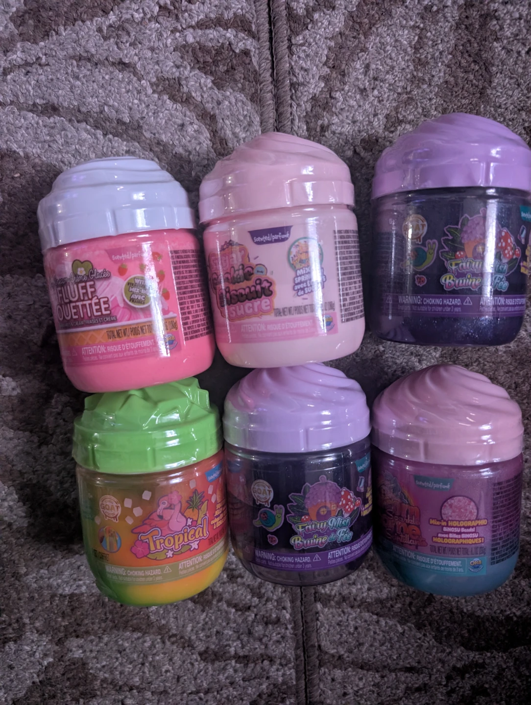 Assorted Cra-Z-Sand and Slimy Containers $3 ea or 2 for $5