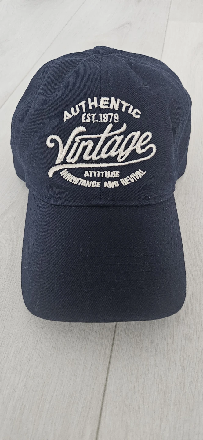 Navy Blue Authentic Vintage Baseball Cap