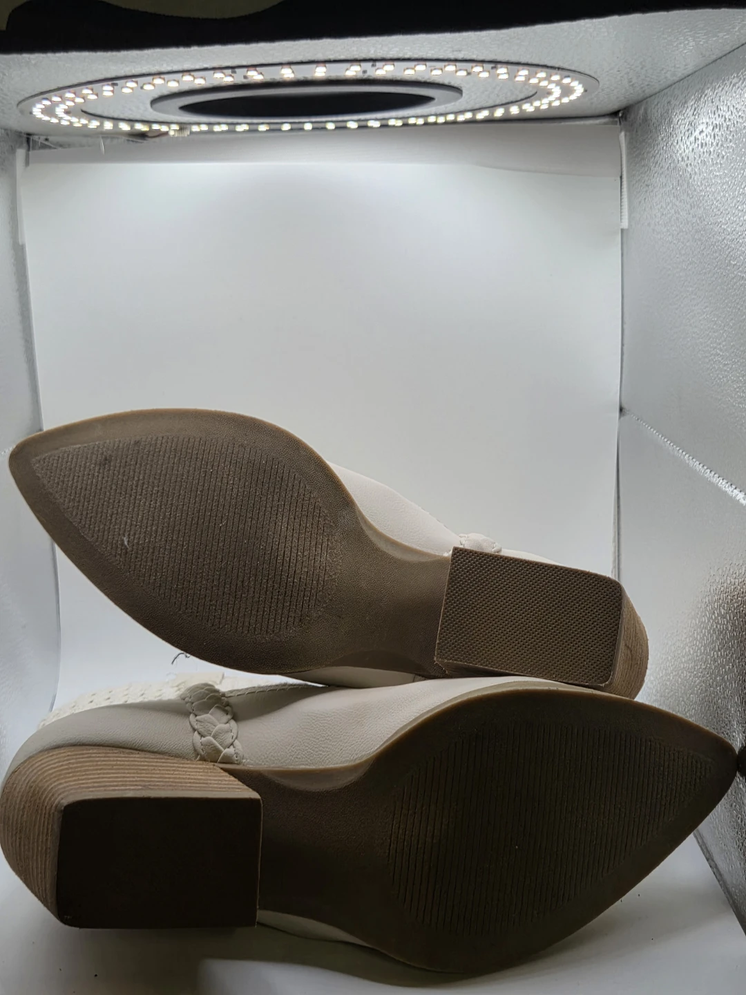 Cream Western Ankle Boots - photo 5