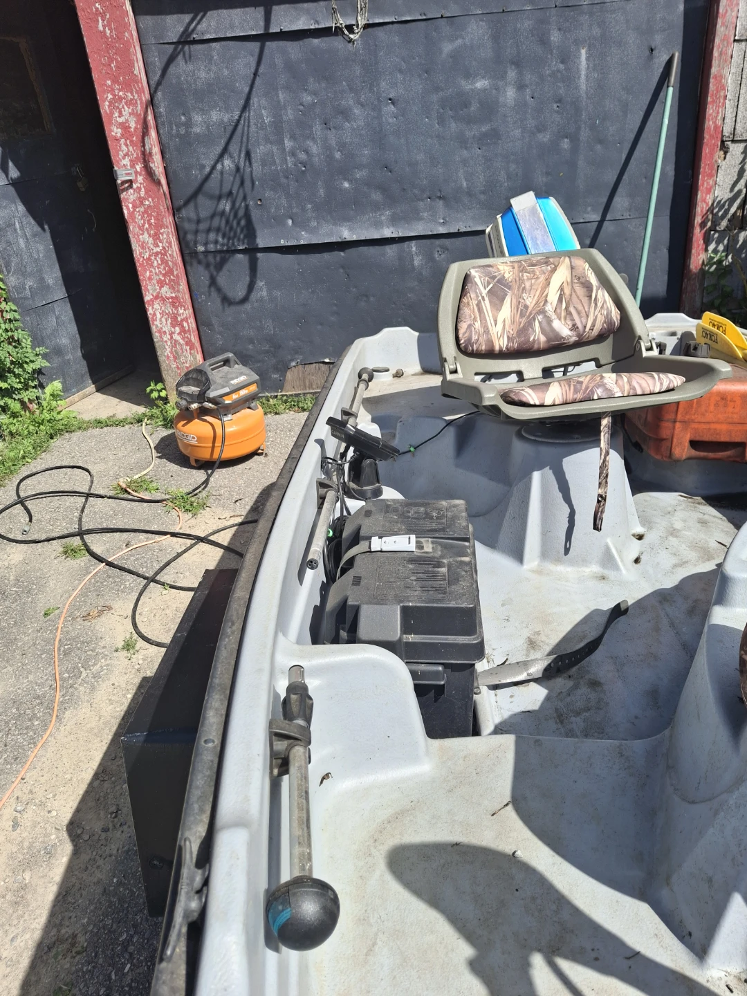Bass Hound 10.2 Fishing Boat with Trailer and Chrysler Motor