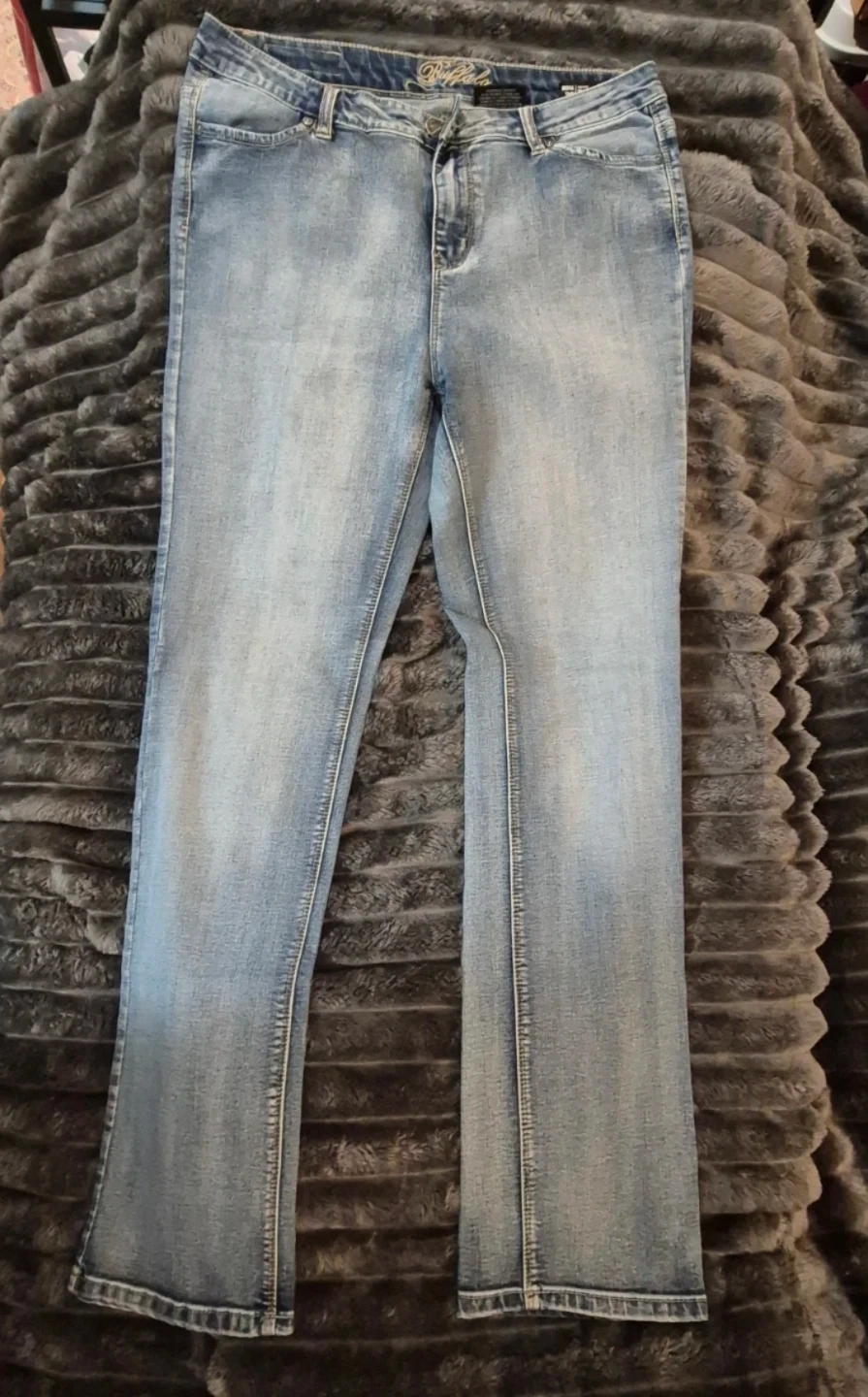 Buffalo Misha Mid-Rise Straight Leg Jeans 12x32