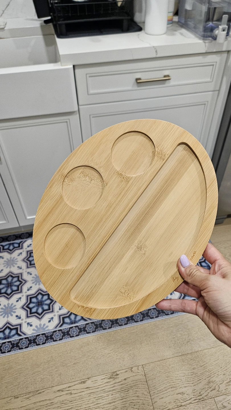 Bamboo Snack Serving Tray