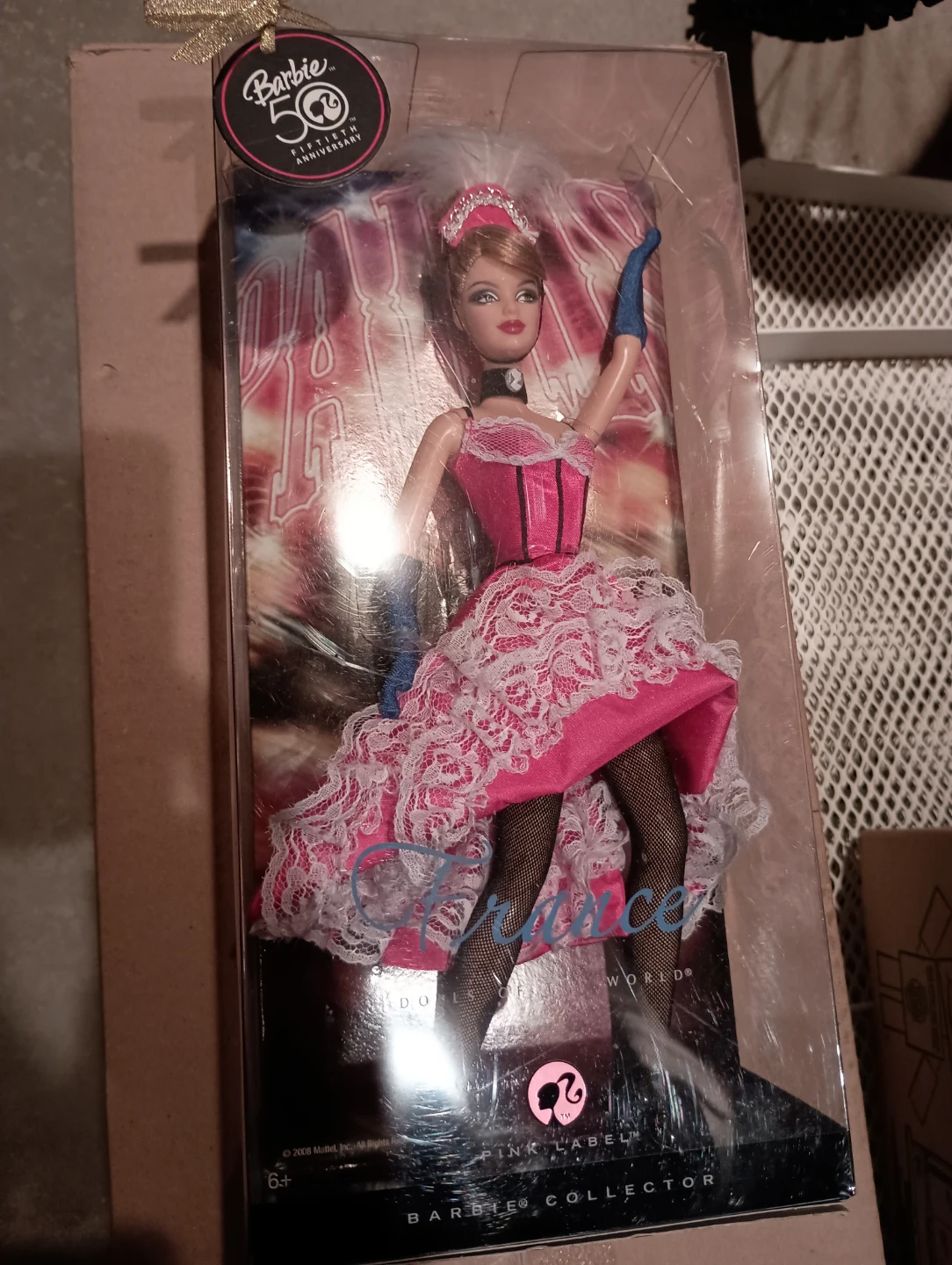 Barbie Dolls of the World France Pink Label