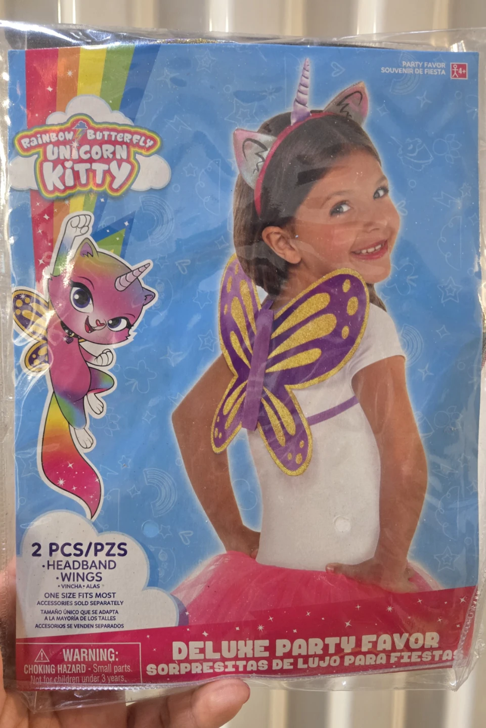 Amscan Rainbow Butterfly Unicorn Kitty Accessory Set