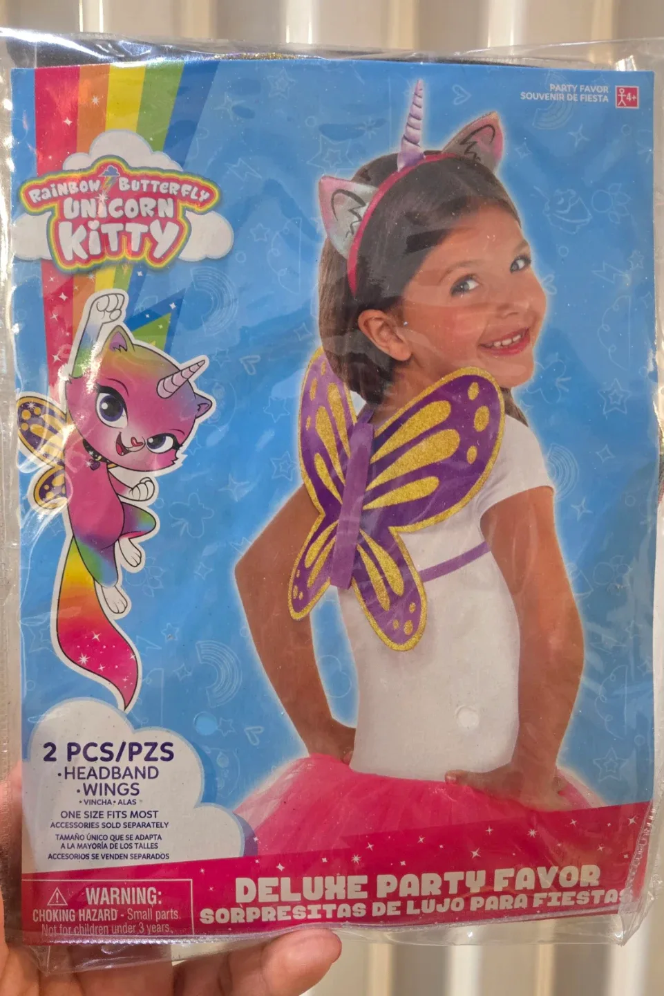 Amscan Rainbow Butterfly Unicorn Kitty Accessory Set