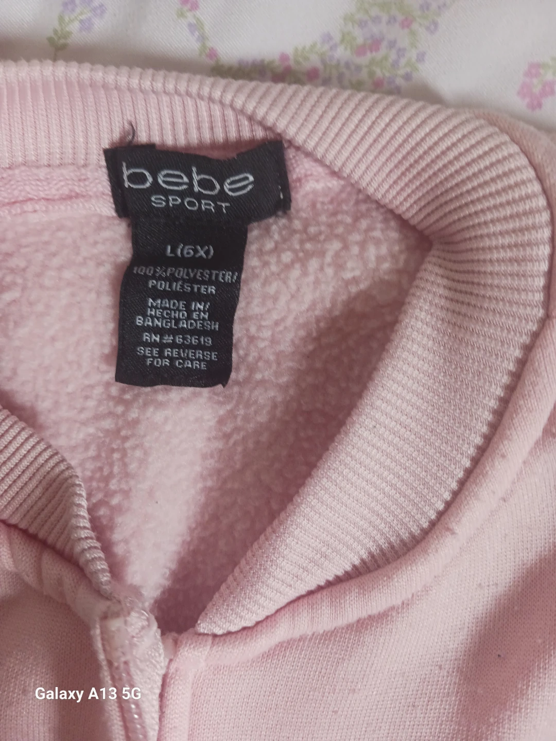Bebe Sport Pink Girls Tracksuit Size 6X - photo 2