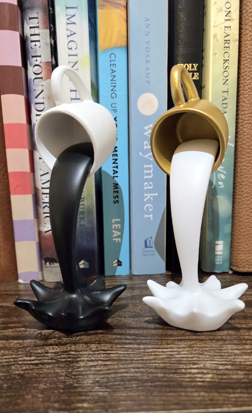 Coffee Cup Sculptures Display Decor – Set of 2 *new - photo 2