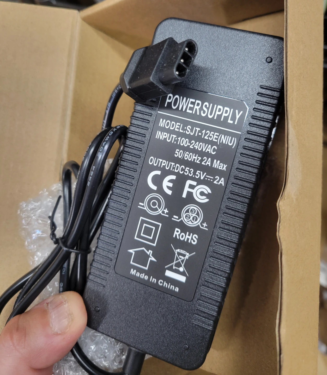 NIU Electric Scooter Power Adapter Charger