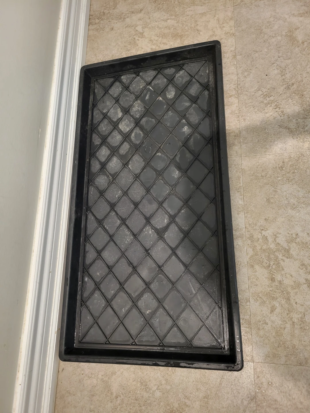 Black Rectangular Boot Tray